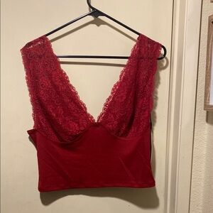 Cider Red Lace Bra Intimates Sleepwear